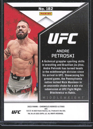 2023 Andre Petroski Chronicles R&S Rc Red /199 #182 UFC