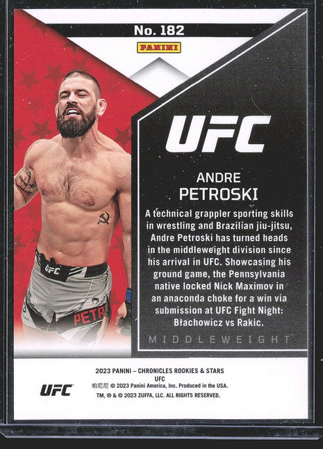 2023 Andre Petroski Chronicles R&S Rc Red /199 #182 UFC