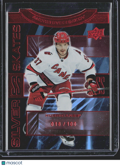 2023-24 Andrei Svechnikov UD Extended Silver Skates /100