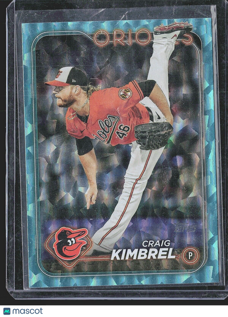 2024 Craig Kimbrel Topps Series 2 Aqua Speckle /399 #590 Orioles