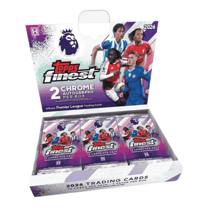 SOCCER 2025-26 Topps Finest Premier League EPL Soccer Hobby Box