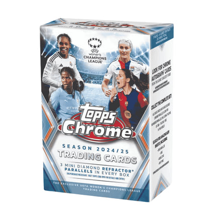 SOCCER 2024-25 Topps UEFA Women's Champions League Chrome Soccer Blaster Box