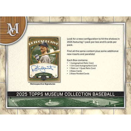 MLB 2025 Topps Museum Collection Baseball Hobby Box