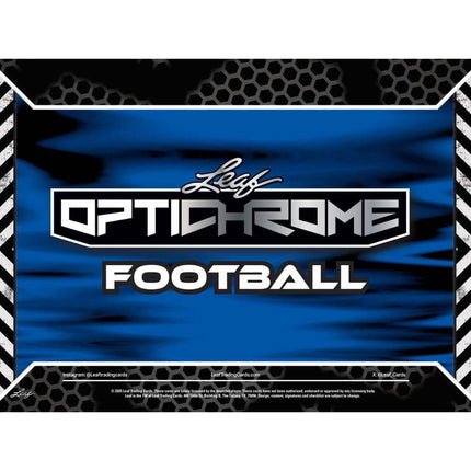 NFL 2025 Leaf Optichrome Football Hobby Box