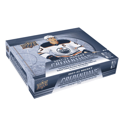 NHL 2021-22 Upper Deck NHL Credentials Hockey Hobby Box