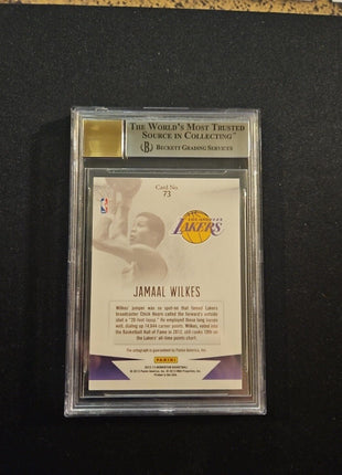 2012-13 Jamaal Wilkes Momentum Auto /15 Bgs 9 Lakers