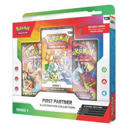 Pokemon Trading Card Game: First Partner Illustration Collection - Series 1
