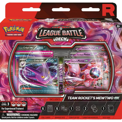 Pokemon TCG: Team Rocket's Mewtwo Ex League Battle Deck - 60 Cards