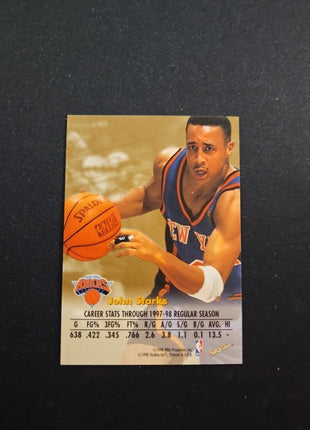 1998 John Starks Skybox Autographics Auto Knicks