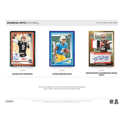 NFL 2025 Panini Donruss Optic Football Hobby Box