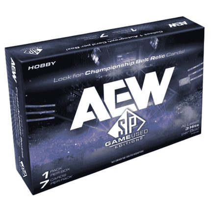 AEW 2025 Upper 2025 SP Game Used AEW Wrestling Hobby Box