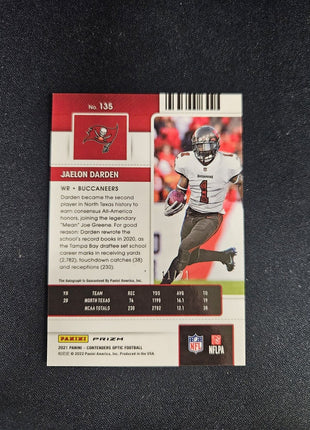 2021 Jaelon Darden Optic Contenders ink Pulsar Rc Ticket Auto /21 #135
