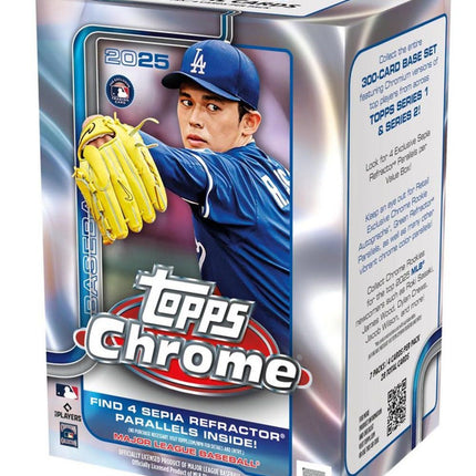 MLB 2025 Topps Chrome Baseball Value Box
