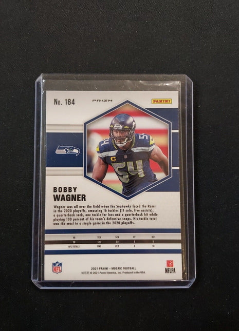 2021 Bobby Wagner Mosaic Green Prizm #184 Seahawks