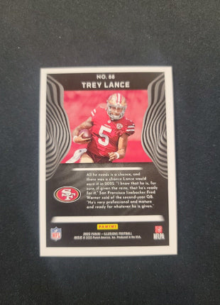 2022 Trey Lance Illusions Gold Foil /25 #88 49ers