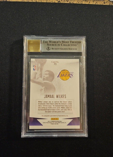 2012-13 Jamaal Wilkes Momentum Auto /15 Bgs 9 Lakers
