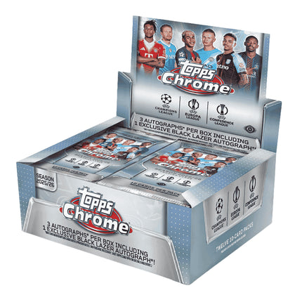 SOCCER Topps 2025-26 Chrome UEFA Club Competitions Hobby Jumbo Box
