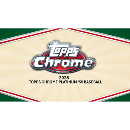 MLB Topps 2025 Chrome Platinum Baseball Hobby Box