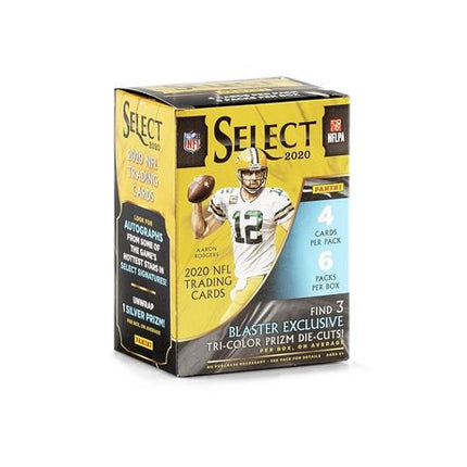 NFL 2020 Panini Select Football Tri-Colored Die-Cut Prizm Blaster Box