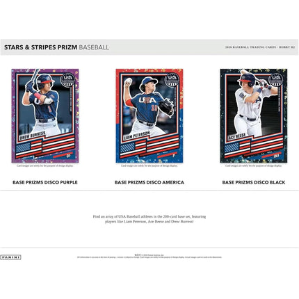 MLB 2026 Panini Prizm USA Stars & Stripes H2 Baseball Hobby Box