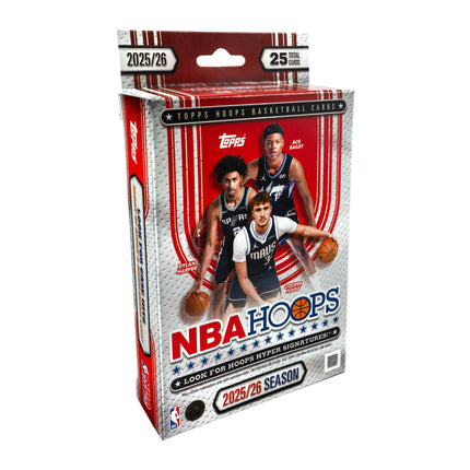 NBA 2025-26 Topps Hoops Basketball Trading Cards Hanger Box