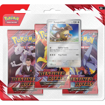 Pokemon Tcg: Scarlet & Violet-Destined Rivals Three-Pack Blister