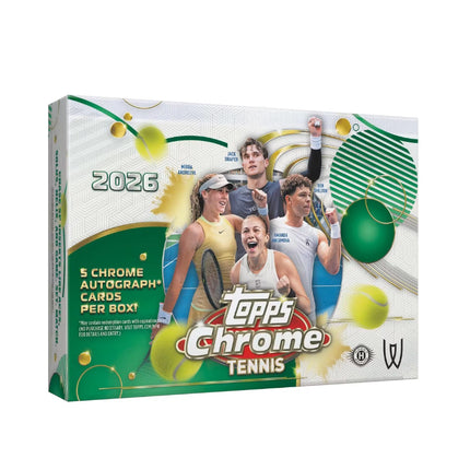 TENNIS 2026 Topps Chrome Tennis Delight Box