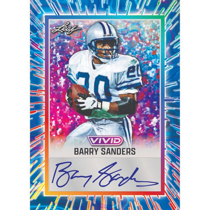 NFL 2025 Leaf Vivid Football Hobby Jumbo Box
