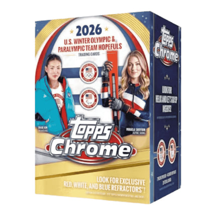 MULTI 2026 Topps Chrome US Olympic & Paralympic Hopefuls Blaster Box