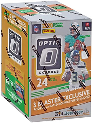 NFL 2020 Panini Donruss Optic NFL Football Blaster Box Purple Shock