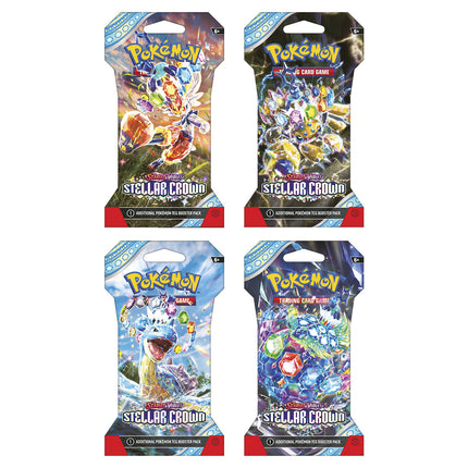 Pokemon Scarlet & Violet Stellar Crown Sleeved Booster Pack