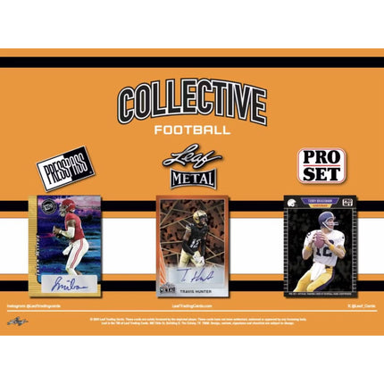 NFL 2024 Leaf Collective Football Hobby Box
