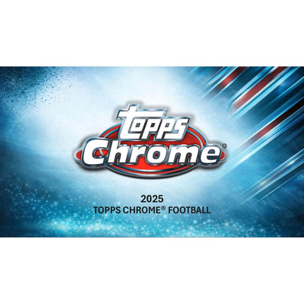 NFL 2025 Topps Chrome Football Hobby Box