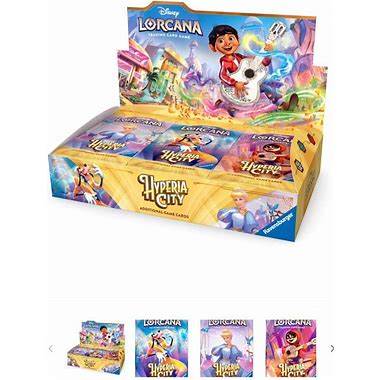 Ravensburger 2026 Ravensburger Disney Lorcana TCG Hyperia City Booster Box
