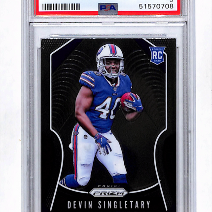2019 Panini Prizm Devin Singletary #335 PSA 9