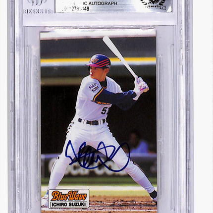1995 Calbee Japan Choco Ichiro Suzuki #C32 BGS Authentic Auto