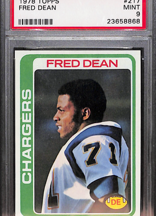 1978 Topps Fred Dean #217 PSA 9