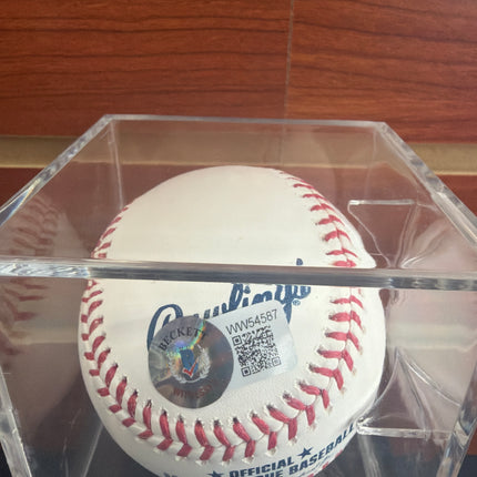 MEM Julio Rodriguez Seattle Mariners Signed Baseball Beckett# WW54587
