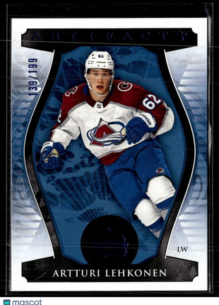 2023-24 UD ARTIFACTS ROYAL BLUE /199 ARTTURI LEHKONEN AVALANCHE