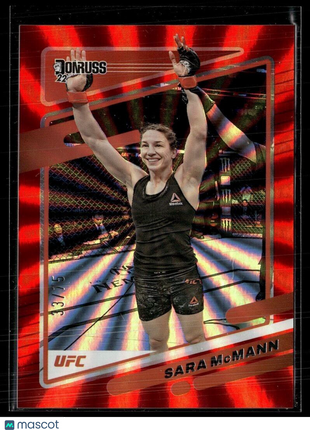 2022 DONRUSS UFC RED SPIRAL /75 SARA MCMANN