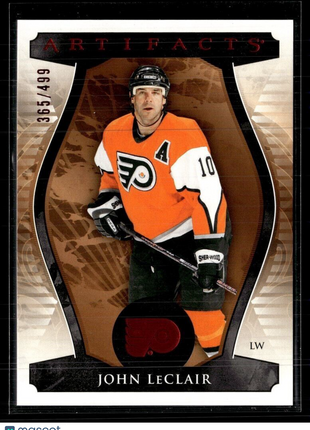 2023-24 UD ARTIFACTS RUBY /499 JOHN LECLAIR FLYERS