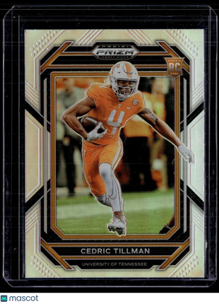 2023 PRIZM DRAFT SILVER ROOKIE CEDRIC TILLMAN TENN
