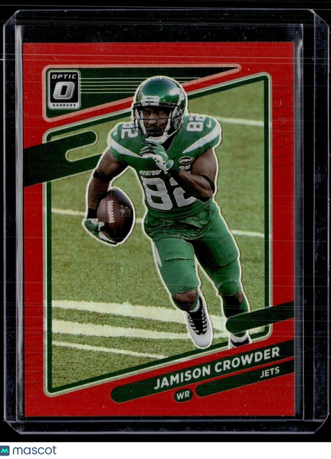 2021 OPTIC RED 99/99 LAST 1/1 JAMISON CROWDER JETS