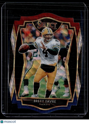 2020 SELECT TRI COLOR PREMIER LEVEL DIE CUT BRETT FAVRE PACKERS