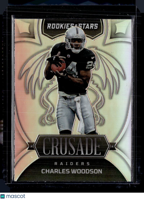 2022 ROOKIES STARS CRUSADE HOLO SILVER CHARLES WOODSON RAIDERS