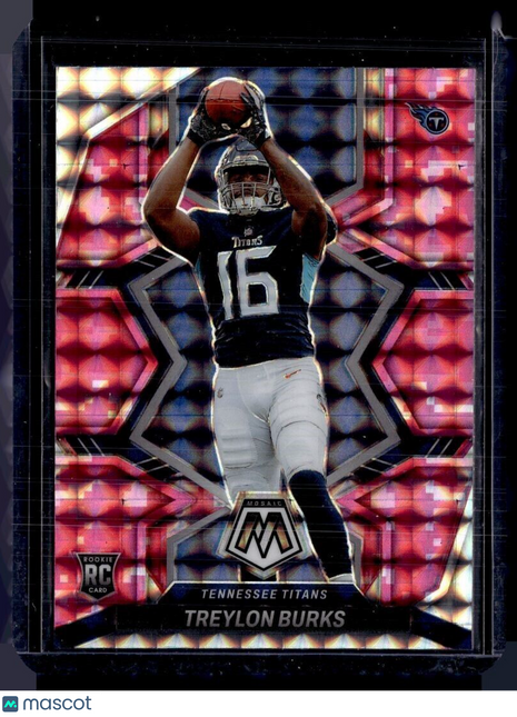 2022 MOSAIC PINK CAMO ROOKIE TREYLON BURKS TITANS