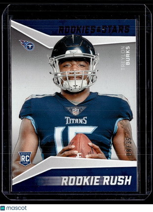 2022 ROOKIES STARS PURPLE ROOKIE RUSH /35 TREYLON BURKS TITANS