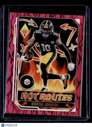 2022 PHOENIX PINK HOT ROUTES /175 DIONTAE JOHNSON STEELERS