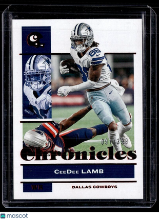 2021 CHRONICLES RED /399 CEEDEE LAMB COWBOYS