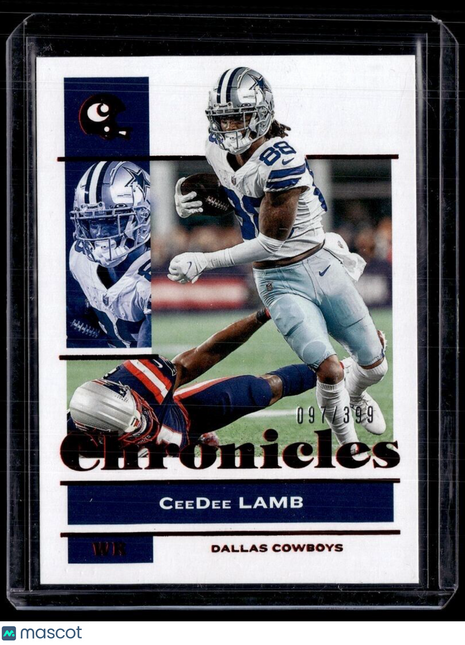 2021 CHRONICLES RED /399 CEEDEE LAMB COWBOYS